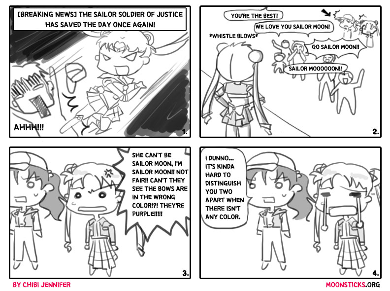 MoonSticks Sailor Moon Comic #1- Stolen Identity, featuring Usagi Tsukino / Sailor Moon, Sailor Jupiter and Zoisite