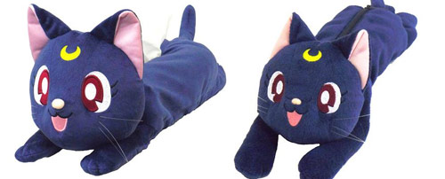 Luna Plush Tissue Box Cover and Pen Pouch