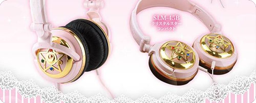 Sailor Moon Head Phones (Crystal Star & Prism Brooch)