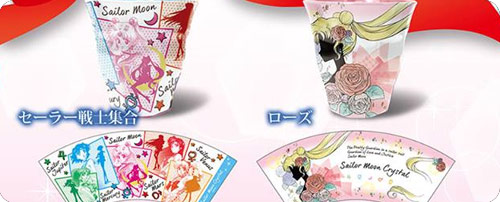 Sailor Moon Crystal Plastic Cups