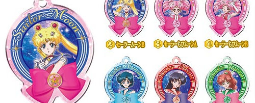 Sailor Moon Crystal Metal Charms Set 3