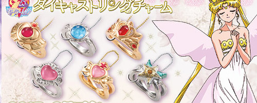 Sailor Moon Die Cast Rings