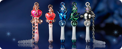 Sailor Moon (Outer Senshi) Wand Charms (Set 2)